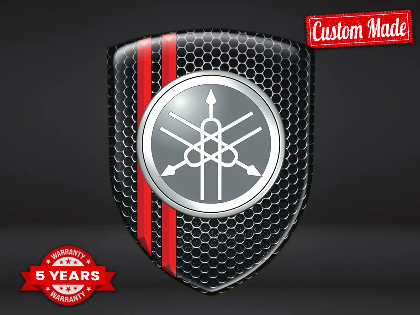 Yamaha Badge Résine Premium Voitures Sport Haut de Gamme